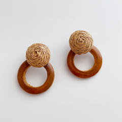 Holiday trend braid earrings