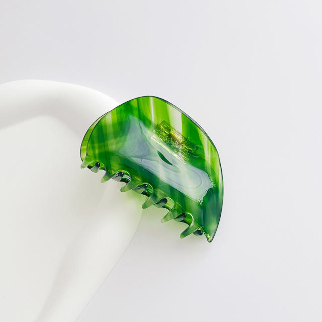 INS green color hair claw hair ties