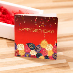 Creative greeting congratulation happy birthday cards