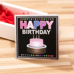 Creative greeting congratulation happy birthday cards