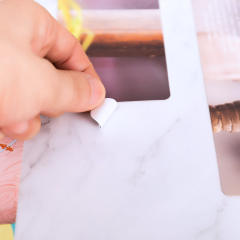 Handmade plain color round stickers 48pcs