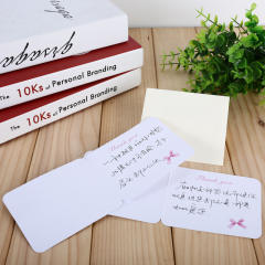 Color ribbon bow greeting cards
