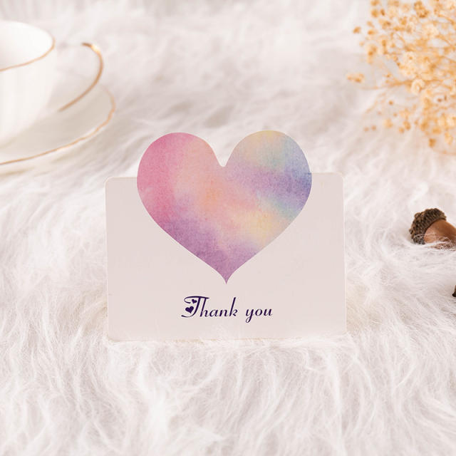INS heart design greeting cards