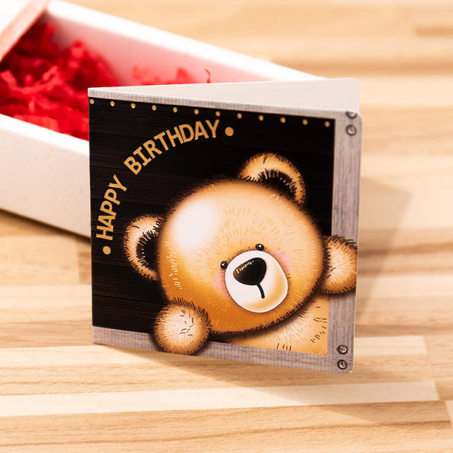 Creative greeting congratulation happy birthday cards