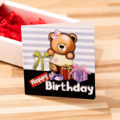 Creative greeting congratulation happy birthday cards