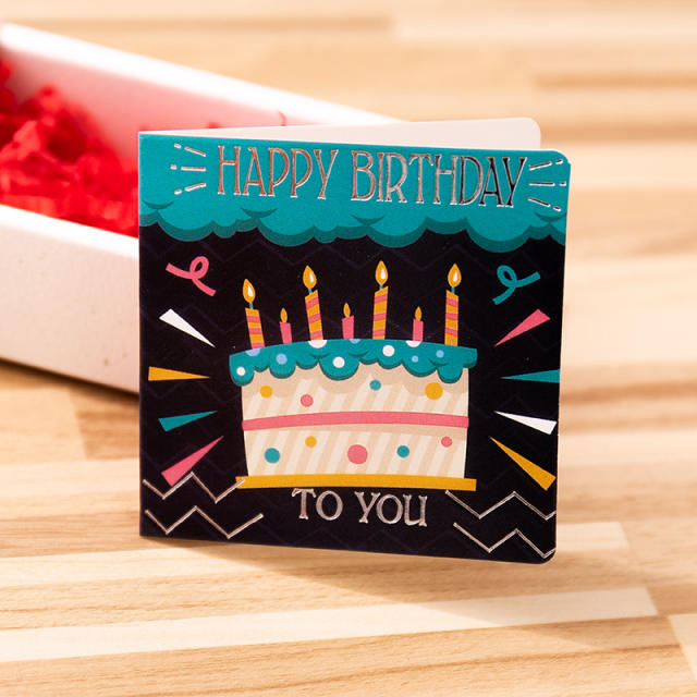 Creative greeting congratulation happy birthday cards