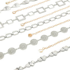 INS metal feeling women chain belt