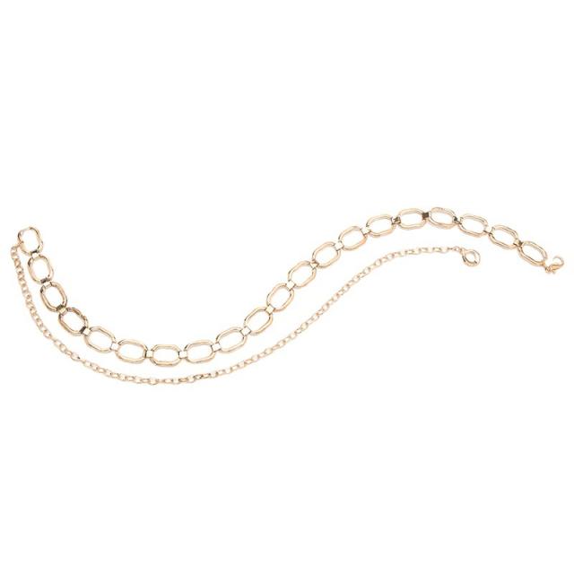 INS metal feeling women chain belt