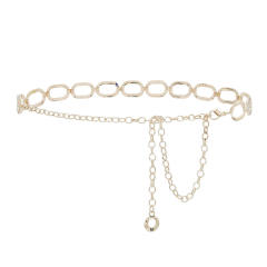 INS metal feeling women chain belt