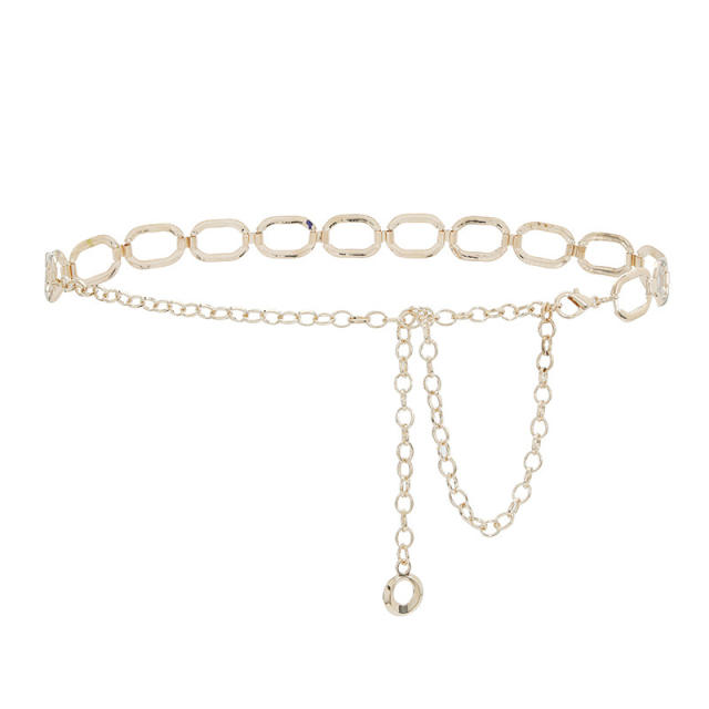 INS metal feeling women chain belt