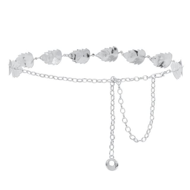 INS metal feeling women chain belt