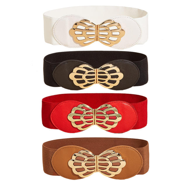 New arrival butterfly buckle elastic corset belt for women
