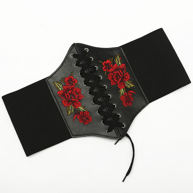 New design vintage wide corset belt for women