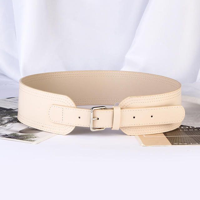 Personality PU leather corset belt for women