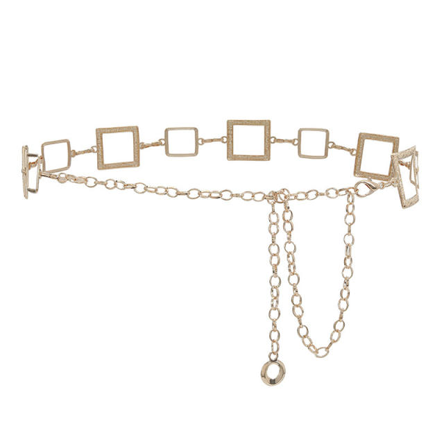 INS metal feeling women chain belt