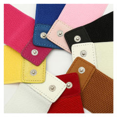Super cute color bow women elastic corset belt