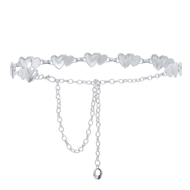 INS metal feeling women chain belt
