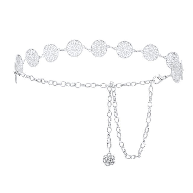 INS metal feeling women chain belt