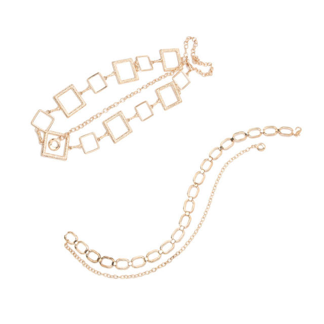 INS metal feeling women chain belt