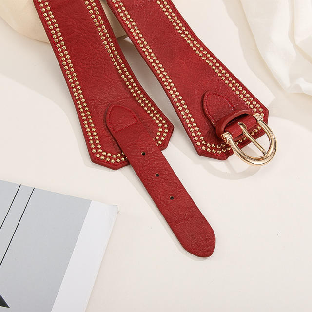 Winter design personality corset belt