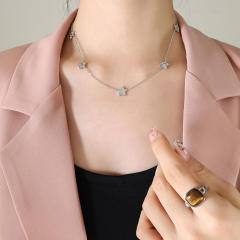 18K star stainless steel necklace bracelet
