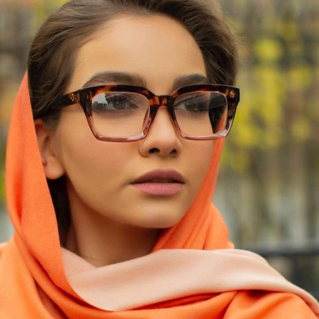 Occident fashion square rim reading glasses
