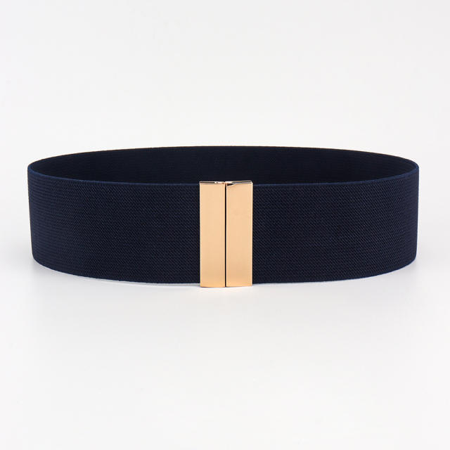5cm plain color easy match elastic corset belt