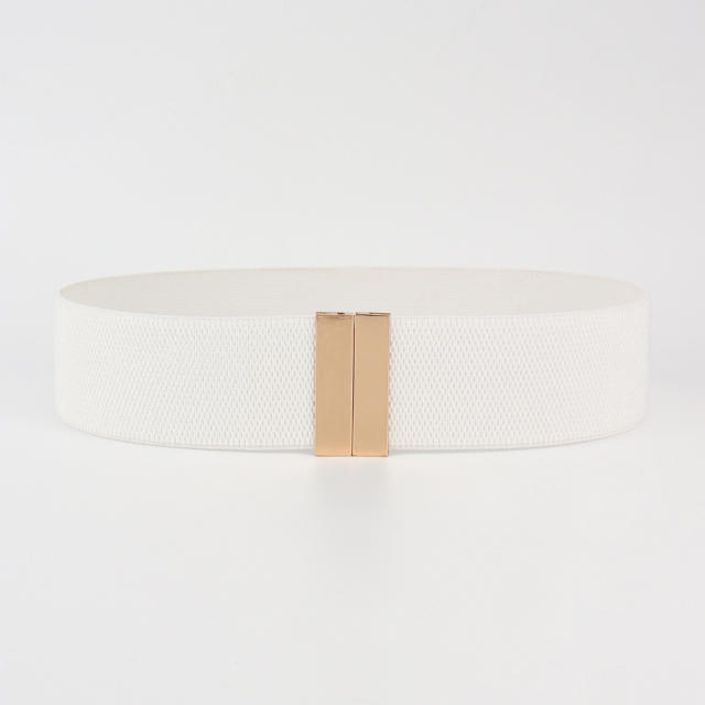 5cm plain color easy match elastic corset belt