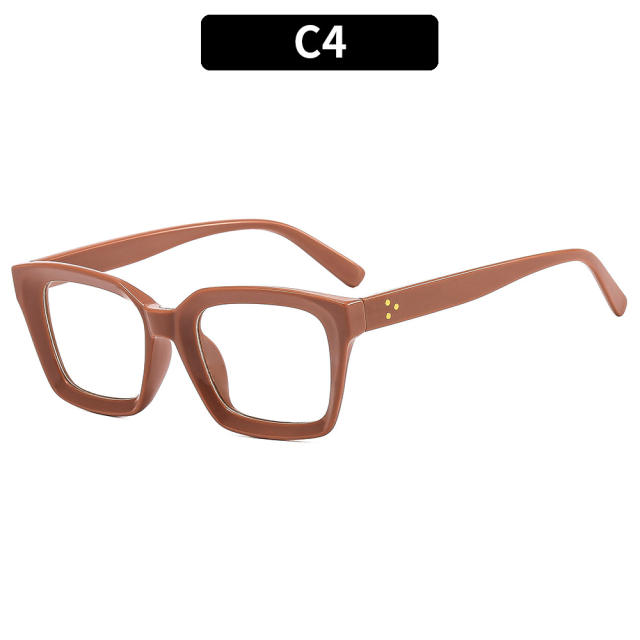 Occident fashion square rim reading glasses