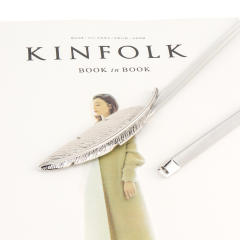 Classic metal leaf buckle elastic belt
