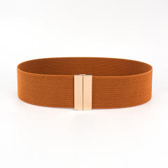 5cm plain color easy match elastic corset belt
