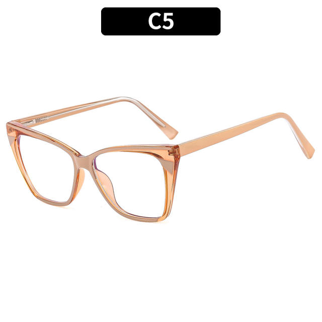 INS popular cat eye shape blue light reading glasses