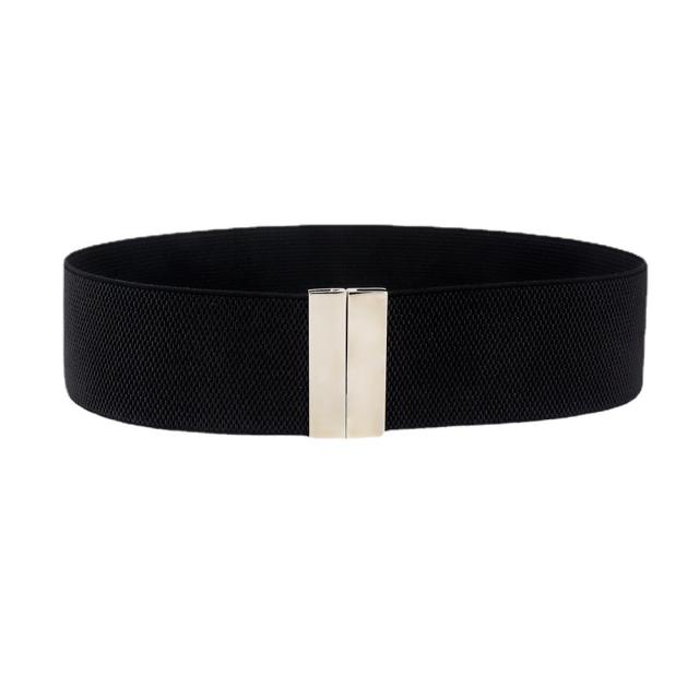 5cm plain color easy match elastic corset belt