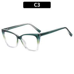 INS popular cat eye shape blue light reading glasses