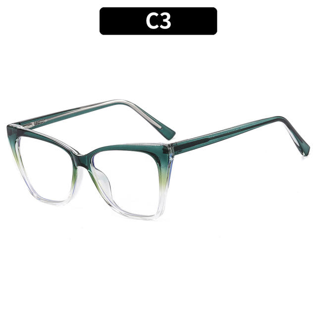 INS popular cat eye shape blue light reading glasses