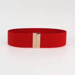 5cm plain color easy match elastic corset belt