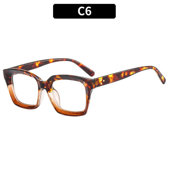Occident fashion square rim reading glasses