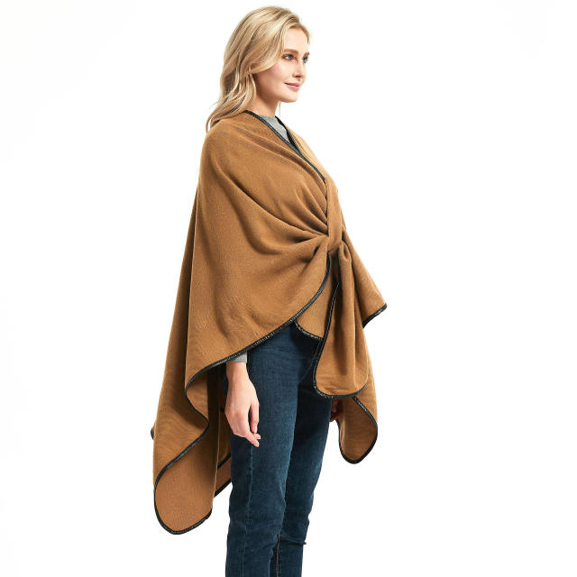 Occident fashion camel color women shawl scarf