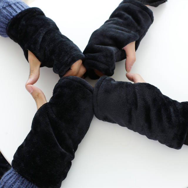 New arrival warm winter flannel mittens