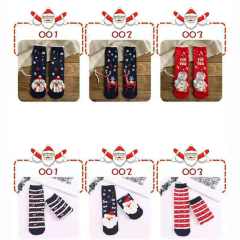 Korean fashion cute coral fleece christmas socks