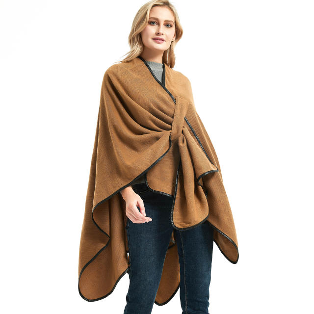 Occident fashion camel color women shawl scarf