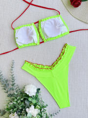 Sexy green color bikini