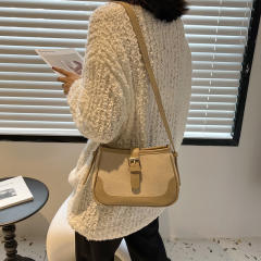 Color matching canvas women shoulder bag crossbody bag