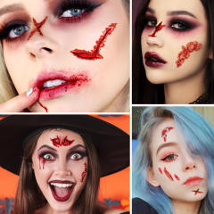 Halloween design scar design stickers