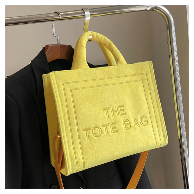 Winter design the tote bag letter large capacity handbag