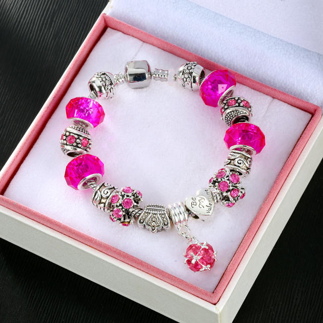 Occident fashion classic crystal beads diy bracelet