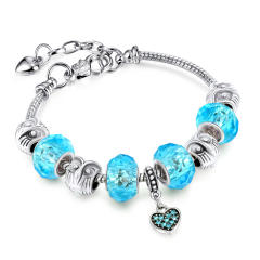 Amazon hot sale color crystal beads diy bracelet