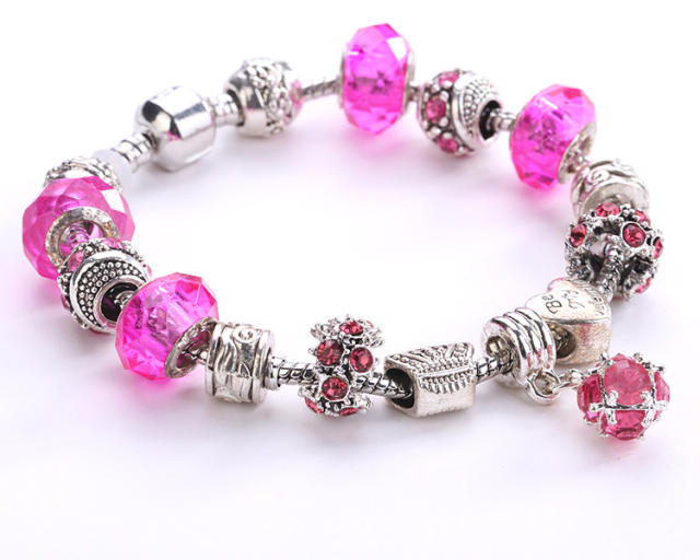 Occident fashion classic crystal beads diy bracelet