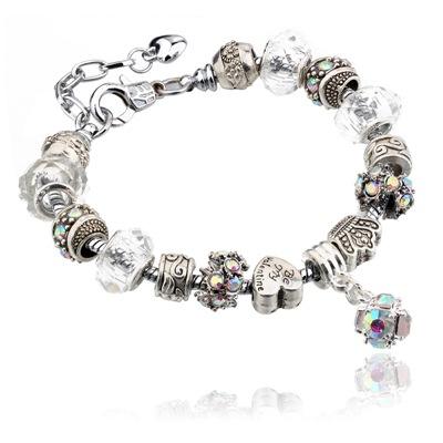 Handmade colorful crystal beads diy bracelet