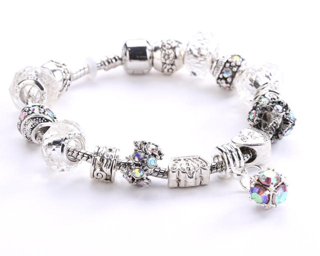 Occident fashion classic crystal beads diy bracelet